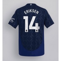 Maglia Calcio Manchester United Christian Eriksen #14 Seconda Divisa 2024-25 Manica Corta